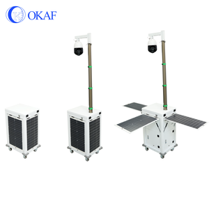 Rimorchio di Sicurezza Leggero e Portatile con Telecamera e Palo Telescopico, Alimentato a Energia Solare, per Sorveglianza in Cantiere e Sitazioni di Emergenza - Product Image 6