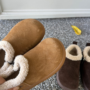 Bottes courtes en coton confortables et polyvalentes pour garçons, style coréen, doublées polaire, mi-hautes, chaudes, nouvelle collection hiver 2025 - Product Image 3