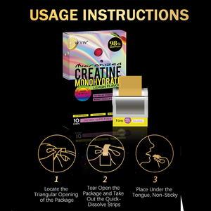 Kreatin Oral Film Strips OEM ODM Label Pribadi 5000mg Penyerapan Cepat Suplemen Kebugaran Pemasok Global - Product Image 5