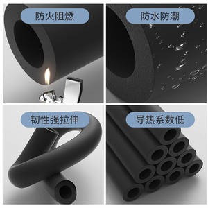 Funda de Aislamiento de Goma y Plástico de 100 mm de Diámetro, Ignífuga, Insonorizante y Termoaislante para Ingeniería - Product Image 2