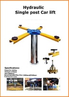 Elevador Hidráulico de un Solo Poste para Empotrar en Suelo REACH RH-40X, 4T, Impermeable, para Lavado de Autos, 1 Año de Garantía, Certificado CE, 220V/380V