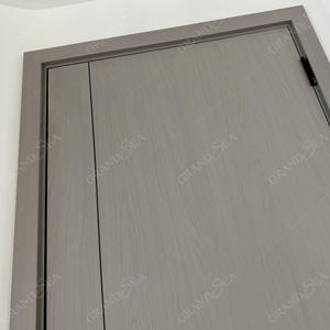 ประตูไม้เนื้อแข็งคุณภาพดีสำหรับภายในบ้าน พร้อมวงกบ ประตูห้องนอน ประตูแบ่งห้อง ประตูไม้สำหรับบ้าน - Product Image 3