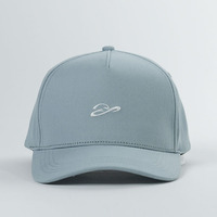 Klassieke Effen Katoenen Curve Rand Custom Snap Back Hoed Verstelbare 5 Panel Baseball Cap Voor Mannen En Vrouwen