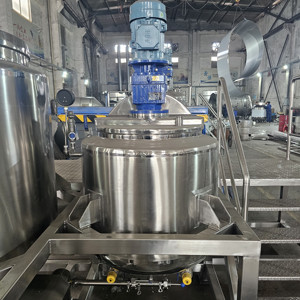Chân không homogenizing emulsify bể duy nhất cho kem dưỡng da dầu gội Gel tắm Kem dưỡng ẩm nước sốt sữa sản phẩm Máy làm - Product Image 3