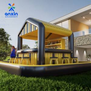 Bar de <span class=keywords><strong>piscine</strong></span> gonflable Aqua Party personnalisé avec un design gratuit - Product Image 2