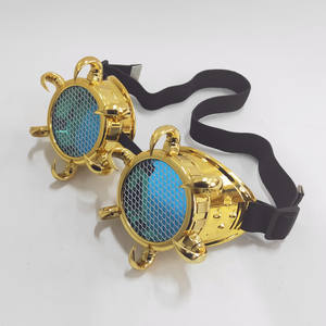 Lunettes de soleil Steampunk Spikes Claw Kaleidoscope lunettes Rainbow Crystal Lenses Lunettes lunettes de fête - Product Image 5