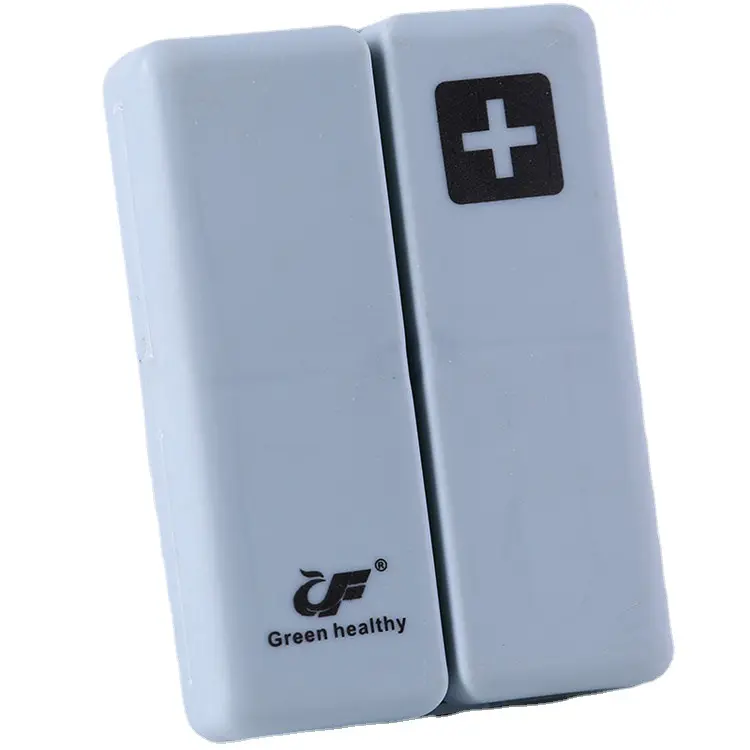 Pastillero plegable magnético 7 compartimentos pastillero portátil caja de almacenamiento de pastillas de viaje