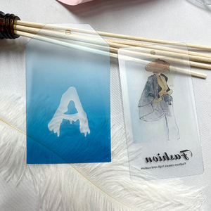 Plastic Tags transparent hang tag plastic printed pvc hangtag