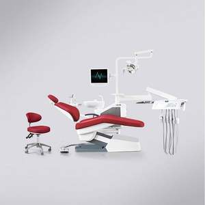 Poltrona Odontoiatrica 2021 con Struttura in Alluminio Pressofuso, Funzione Massaggio e Riscaldamento, Luce LED con Sensore per Cliniche Dentistiche e Ospedali - Product Image 3