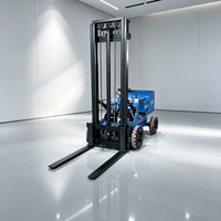 800kg Kleiner Elektro-Gabelstapler 0,8 Tonnen Tragbarer Lager-Materialtransportwagen 3m Hubhöhe für Schmalgang-Palettenhebung