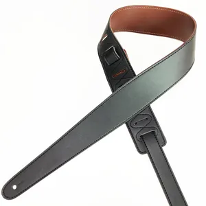 Simple Design High Quality Reversible Leather Guitar Strap