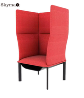 Schall dichtes Büro Telefon Booths luxury Modulare Sofa Couch Nordic Modern Armchair Stoff Sofa Stuhl Lounge Chair Ratschen scharnier
