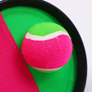 Set di giochi per piscina da spiaggia in plastica giocattolo sportivo estivo <span class=keywords><strong>Velcro</strong></span> palline appiccicose Set di gioco con 2 pagaie - Product Image 4