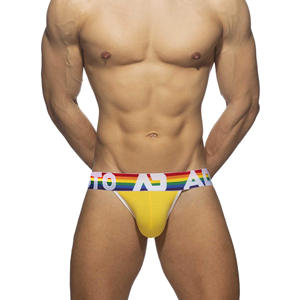 Vente chaude Sexy Gay Strings 90% Coton Couleur Unie Personnalisé Hommes Doux Léger Sous-Vêtements Jockstrap pour Hommes - Product Image 3