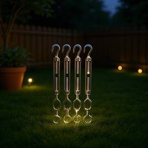 Kit de câbles en vinyle noir 7x7 brins, 164 pieds, pour éclairage de jardin, type corde à linge, avec 189 accessoires - Product Image 2