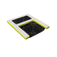 Rampe gonflable en PVC de qualité commerciale pour bateaux et animaux de compagnie, installation facile pour les grands chiens pour la maison, parc aquatique, attractions, vente en gros