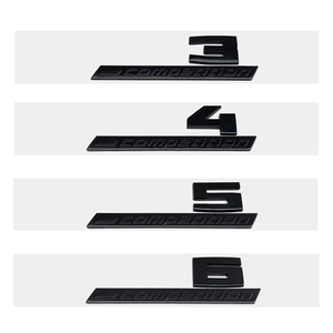 Etiqueta engomada de la competencia del coche 3D <span class=keywords><strong>M</strong></span> ABS emblema insignia estilo Logo Calcomanía para M1 M2 M3 M4 M5 M6 E39 E46 E90 E60 F10 F30 - Product Image 2
