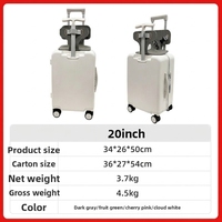 Valise Trolley Multifonctionnelle 20 pouces pour Bébé et Enfant, Imperméable avec Serrure, Siège Rembourré, Tendance et Pratique