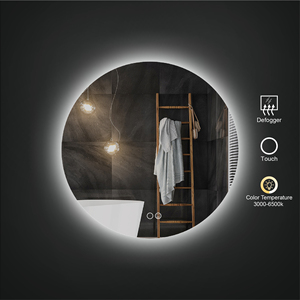 Led Light MirrorAnti fog defogger 12v 5A 60W tre colori Smart Double Key Touch Dimmer a <span class=keywords><strong>2</strong></span> vie sensore capacitivo - Product Image 3