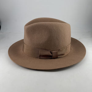 Sombrero Fedora de fieltro de lana para hombre de <span class=keywords><strong>Michael</strong></span> <span class=keywords><strong>Jackson</strong></span> clásico con cabeza de XL grande y varios tamaños personalizados con banda para el sudor de PU con forro de satén - Product Image 5