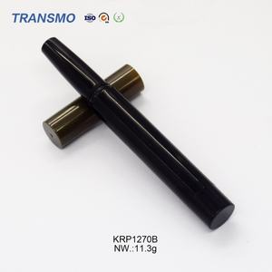 Lápiz Labial con Espejo, Envase de Bálsamo Labial, Base de Brillo Labial de Aluminio, Tubos de Lápiz Labial Negros y Marrones - Product Image 4