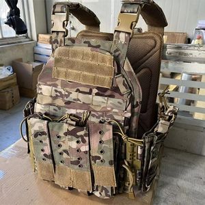 त्वरित रिलीज सुरक्षा प्लेट वाहक सामरिक स्वैट कवच निहित हरा 900d कैमियो प्लेट वाहक - Product Image 5