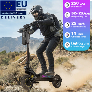 Livraison gratuite, stock US et UE, OOTD T10 Pro, trottinette électrique tout-terrain rapide pour adultes, batterie amovible, étanche, pliable, autonomie de 30 à 40 km - Product Image 1