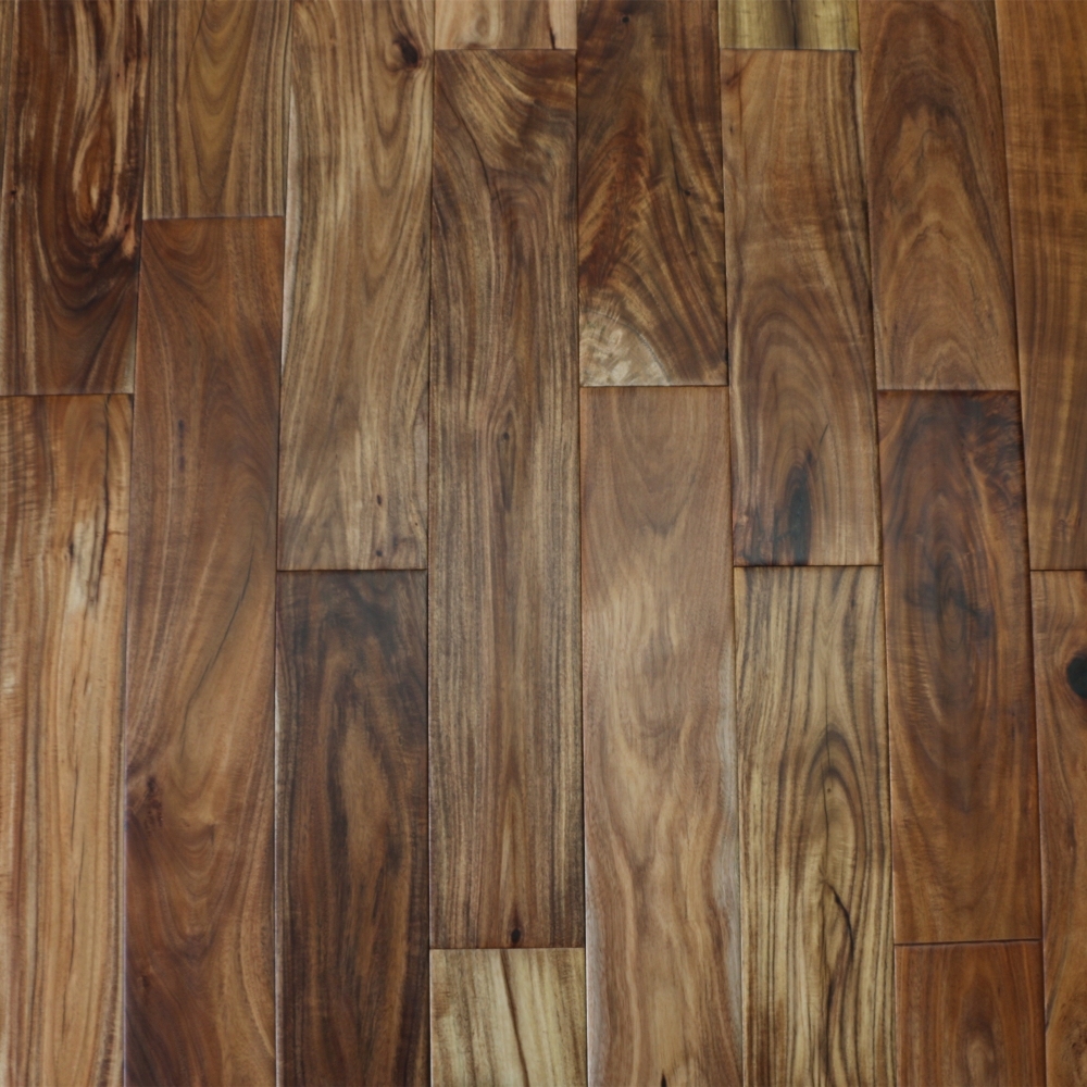 Luxury product! Acacia Solid Wood Flooring small leaf acacia wood ...