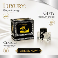 Grosir set hadiah mewah asli botol minyak parfum dengan kotak Mini Oud parfum asli Pria Wanita