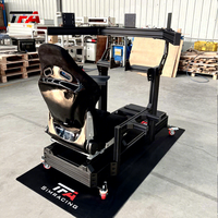 Châssis de simulateur de course stable pour jeux à domicile, cadre de cockpit de simulation de course en aluminium pour jeux de simulation