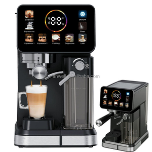 เครื่องชงกาแฟเอสเพรสโซกึ่งอัตโนมัติ Anwell ผลิตจากสแตนเลสสตีลอิตาลี พร้อมฟังก์ชั่นทำฟองนม แรงดัน 20 บาร์ เครื่องมัลติฟังก์ชั่น แรงดัน 15 บาร์ - Product Image 5