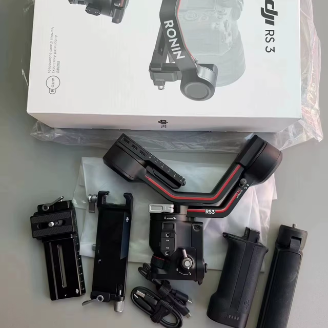Hot Sale Rs3 Original Used Second Hand Expansive Flagship Stabilizer Gimbal Lidar Payload Capacity Battery Grip