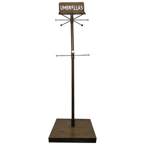 Fabbrica della Cina 360 ° espositore ombrello 2-tier cravatta esposizione al dettaglio infissi <span class=keywords><strong>portaombrelli</strong></span> per la vendita - Product Image 5