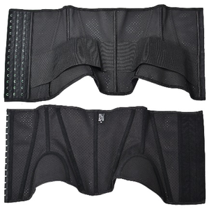 Ceinture de modelage Curve Ready 28cm noire avec 11 baleines, bande élastique pour le remodelage corporel 911-28cm-52 14 crochets - Product Image 2