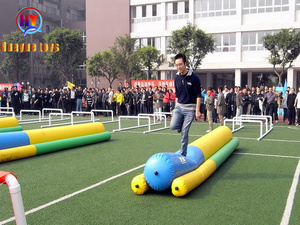 Inflatable ngoài trời phát triển xây dựng đội ngũ trò chơi chạy qua chướng ngại vật xây dựng trận đấu - Product Image 5