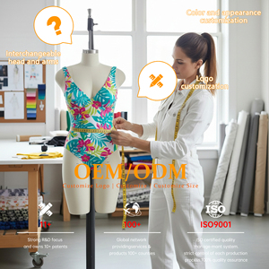Maniquí de <span class=keywords><strong>Costura</strong></span> DE-LIANG de Alta Calidad, Medio Cuerpo de Fibra de Vidrio, 36B, para Adultos, <span class=keywords><strong>Mujer</strong></span>, para Vestidos, Lencería, Trajes de Baño - Product Image 3