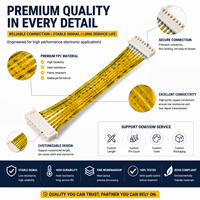 Câble plat flexible FFC FPC de haute qualité, pas de 0,5 mm et 1,0 mm, 4 à 80 broches, pour TV, ordinateur portable, écran LCD, imprimante