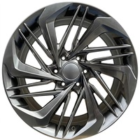Jantes en alliage d'aluminium légères de 20 pouces PCD139.7, forgées par flux, à rayons multiples directionnels, gris anthracite pour Avalon Crown