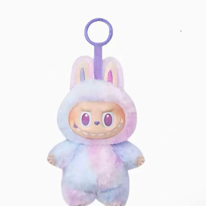 En gros LabubiuRabbit Doll Angel Boîte mystère Pendentif en vinyle tendance, figurine en peluche portable, porte-clés - Product Image 3
