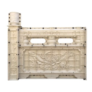Moule en plastique pour garde-corps de rivière en béton coulé sur place, cour, jardin, colonne romaine préfabriquée, garde-corps de balcon, moule en plastique pour béton - Product Image 1