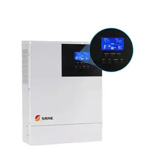 SRNE Inverter Off-Grid 110v/3500w/48v/500VDC, Inverter DC/AC tunggal arus 80A Input 230V HF4835U60-H penjualan Populer
