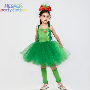 ชุดกระโปรงบัลเลต์สีเขียว HESPER 2026 ขายดี ชุดผ้าทูลสำหรับเด็ก งานเทศกาล พร้อมที่คาดผม สำหรับงานปาร์ตี้วันเกิด ฮาโลวีน คริสต์มาส - Product Image 3