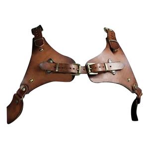 Accessorio etnico in pelle sintetica imbracatura corpo corpo Steampunk per feste rinascimentali e costumi da cavaliere - Product Image 5