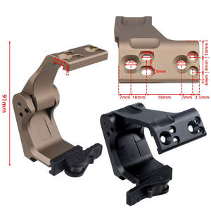 람불 전술 OMNI FTC 마운트 G23/G30/G33/G43/G45/VMX-3T/마이크로 3X/줄리엣3X 스코프 마운트 2.26인치 라이저 센터라인 높이 QD 헌팅 - Product Image 1