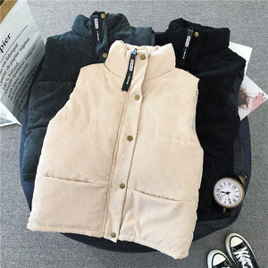 Femmes transfrontalier automne hiver épaissi gilet tout match vêtements d'extérieur décontractés avec <span class=keywords><strong>grande</strong></span> <span class=keywords><strong>taille</strong></span> <span class=keywords><strong>sans</strong></span> <span class=keywords><strong>manches</strong></span> veste mode gilet - Product Image 2