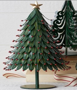 Premium nouveau dernier Design arbre de noël suspendus ornement personnalisé solide qualité métal fête décor maison noël maison décorative - Product Image 3