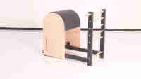 ROSEN Yoga Studio Équipement de mise en forme classique Reformer Machine d'étirement des jambes Pilates Ladder Barrel en bois d'érable