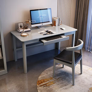 किशोरों और बच्चों के लिए ठोस लकड़ी न्यूनतम कंप्यूटर डेस्क आधुनिक घर छात्र डेस्कटॉप टेबल - Product Image 3