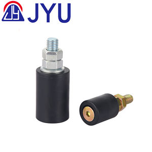 Precio al por mayor, accesorios duraderos para puertas y ventanas, sistema de rodillos de guía de nailon silencioso Universal, instalación de tornillos, Kits de puertas - Product Image 2