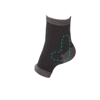 Chaussettes de soutien de la cheville en charbon de bambou élastique Allbest Medical avec gel de protection du talon, certifiées ISO13485/CE pour la circulation sanguine